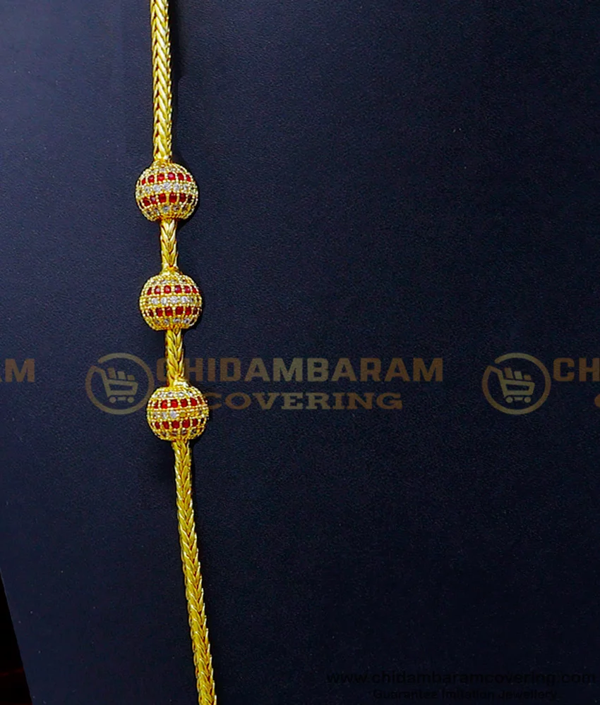 Gold covering thali on sale chain